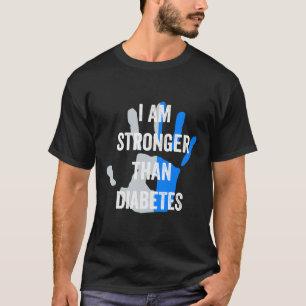 Camiseta Soy Más Fuerte Que La Diabetes - Diabeto Tipo Uno