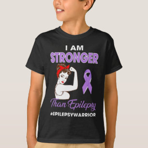 Camiseta Soy más fuerte que la epilepsia...................