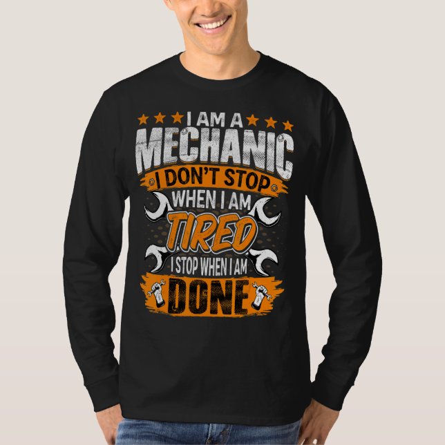 Camiseta Soy Mechanic Garage Worker Auto Mechan (Anverso)
