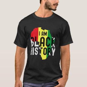 Camiseta Soy Mes de Historia Negra Hombres Mujeres Niños Af