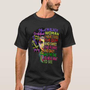 Camiseta Soy Mes de Historia Negra Mujer Chica Negra Magia 