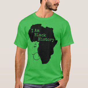 Camiseta Soy Mes de Historia Negra, Mujer Negra, PRI Africa