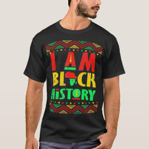 Camiseta Soy Mes de Historia Negra Orgullo Africano-America