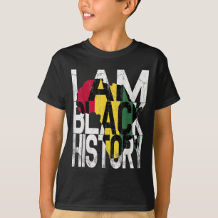 Camiseta Soy Mes de Historia Negra Orgullo Africano-America
