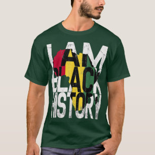 Camiseta Soy Mes de Historia Negra Orgullo Africano-Estadou