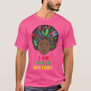 Camiseta Soy Mes de Historia Negra Orgullo Africano-Estadou