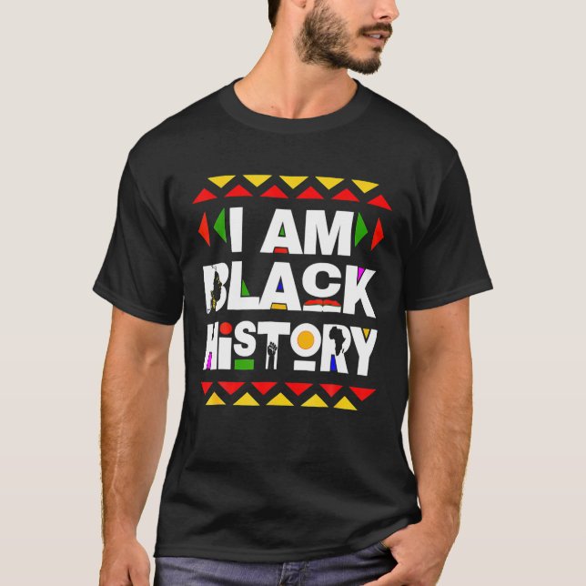 Camiseta Soy Mes de Historia Negra Tee Feb 2023 Amer Africa (Anverso)