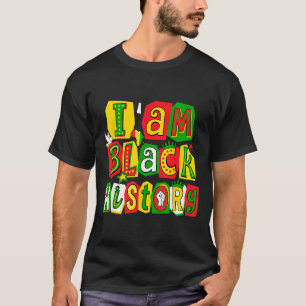 Camiseta Soy Mes de la Historia Negra Hombres Negros Afroam