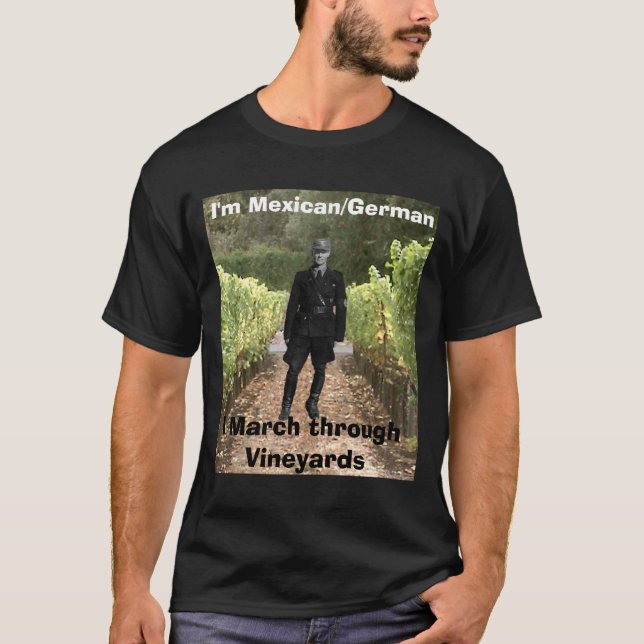 Camiseta Soy mexicano/alemán (Anverso)
