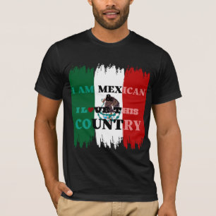 CAMISETA SOY MEXICANO, REGALO DE MES DE PATRIMONIO HISPANO
