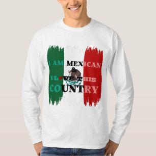 CAMISETA SOY MEXICANO, REGALO DE MES DE PATRIMONIO HISPANO