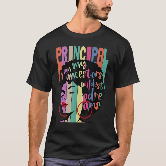 Camiseta Soy mi Ancestores Wildest Dreams Principal Black H (Anverso)