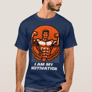 Camiseta Soy Mi Gimnasio De Cita Motivativa Para El Trabajo