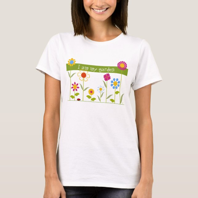 Camiseta Soy mi jardín (Anverso)