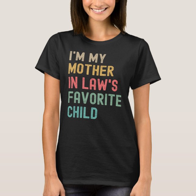 Camiseta Soy mi madre en leyes Día de la Madre infantil fav (Anverso)