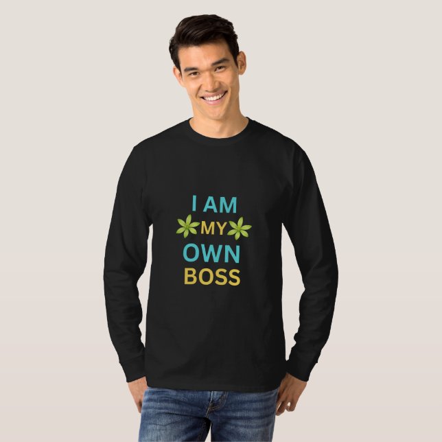 Camiseta Soy Mi Propio Jefe (Anverso completo)