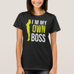Camiseta Soy mi propio jefe, madre fundadora de negocios pr