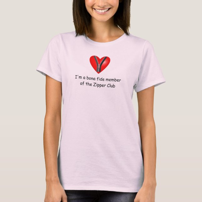 Camiseta Soy miembro de buena fe del Zipper Club (Anverso)