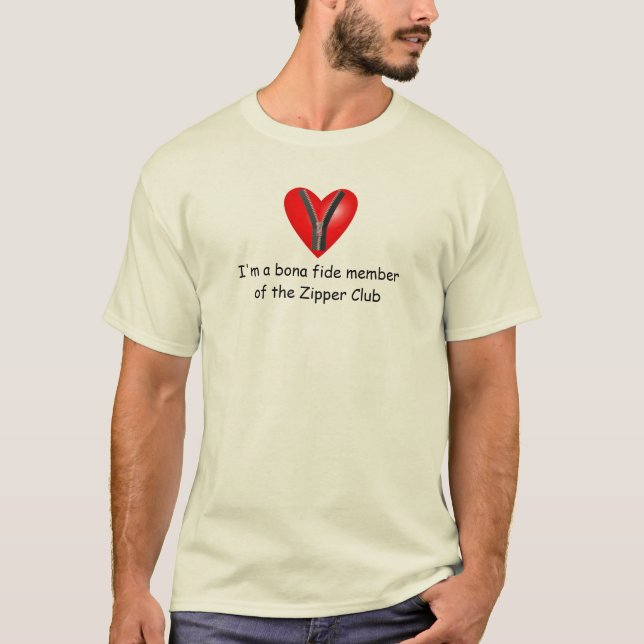 Camiseta Soy miembro de buena fe del Zipper Club (Anverso)