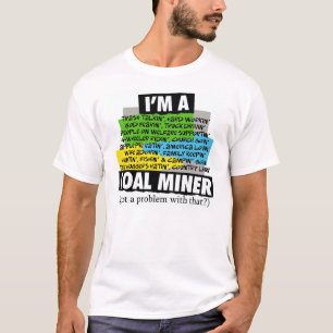 Camiseta Soy MINERO de CARBÓN