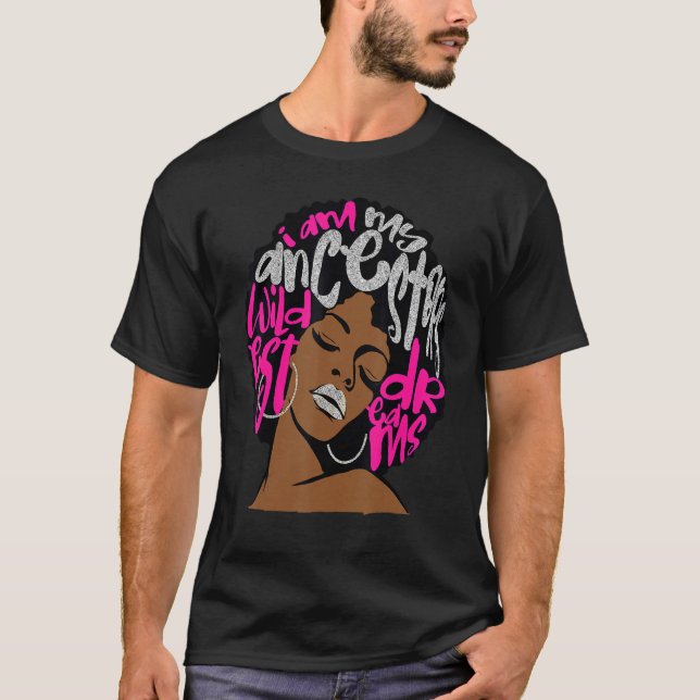 Camiseta Soy Mis Ancestros Soñan Bubblegum Afro B Rosado Ca (Anverso)