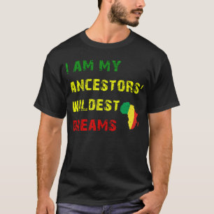 Camiseta soy mis ancestros sueños de salvaje