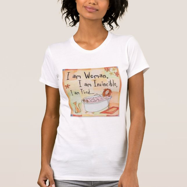 Camiseta Soy mujer… (Anverso)