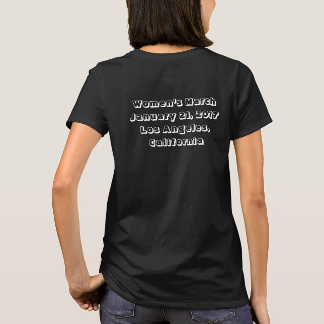 Camiseta Soy Mujer - ¡Escúchame Roar! (Reverso)
