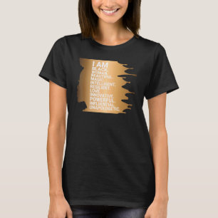 Camiseta Soy Mujer Negra Hermosa Magia Chica Negra Positis