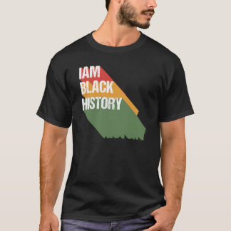 Camiseta Soy mujer negra Mes de historia negra Retro IAm Bl