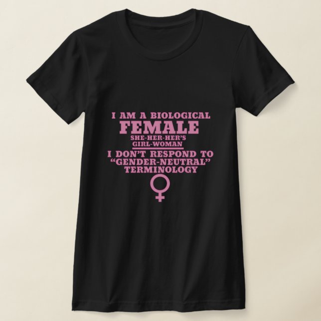 Camiseta Soy mujer, no género, neutral (Distribución)