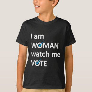 Camiseta Soy Mujer Observarme Votar Por La Ola Azul 2024