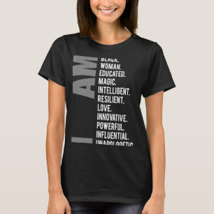 Camiseta Soy mujeres negras educadas Magia Mon de Historia 