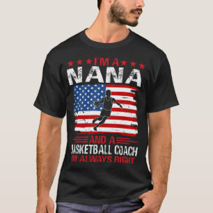 Camiseta Soy NANA y entrenador de baloncesto