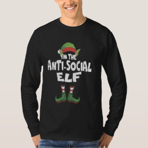 Camiseta Soy Navidades Antisociales Eve X Mas Elf Te