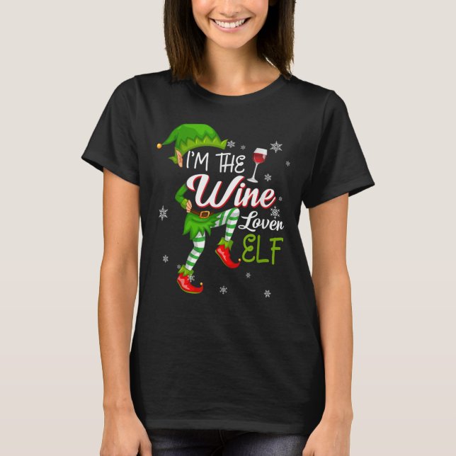 Camiseta Soy Navidades familiares de los enamorados del vin (Anverso)