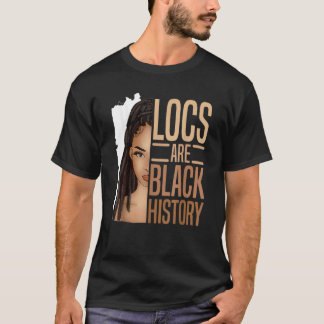 Camiseta "Soy negra historia localiza a Chica de "Loc" Afri