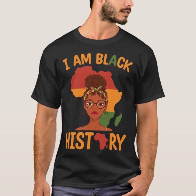 Camiseta Soy negra historia madre, día 11 de junio independ (Anverso)