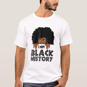 Camiseta Soy negra-historia-mujeres fuertes