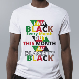 Camiseta Soy negra pero este mes soy negra
