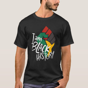 Camiseta Soy negro de la historia mes regalo Afro africano 