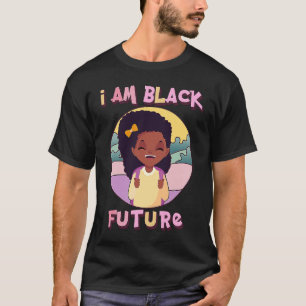 Camiseta Soy negro futuro Chica negro magia Afro natural Ha