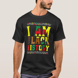 Camiseta Soy negro mes de historia orgullo afroamericano
