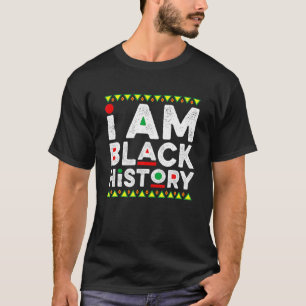 Camiseta Soy negro mes de historia orgullo afroamericano
