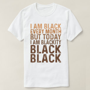 Camiseta Soy negro negro negro negro Mes de la Historia Ret