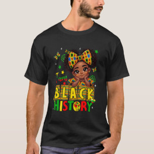 Camiseta Soy niña de la historia negra afro Príncipe poco m