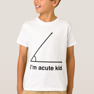 Camiseta Soy niño agudo para los frikis de la matemáticas