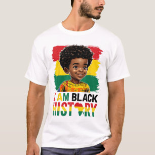 Camiseta Soy Niño de la Historia Negra Afro Niño Príncipe d