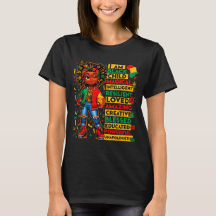 Camiseta Soy Niño Negro Mujer Negra Mágica Africana Negra