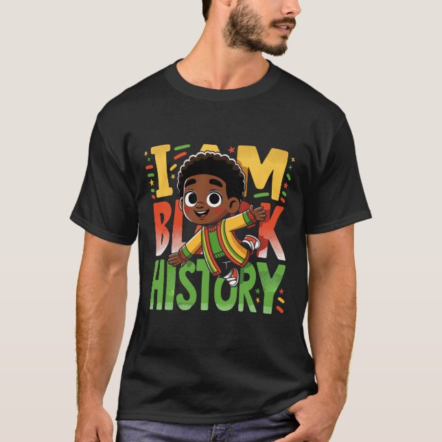 Camiseta Soy niños de historia negra niños hombres mes de h (Anverso)